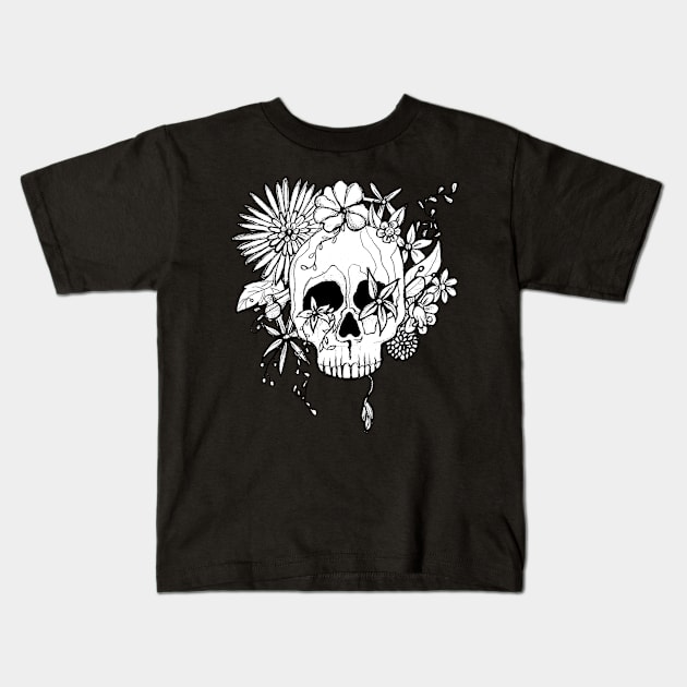 Skull Kids T-Shirt by MerryDee